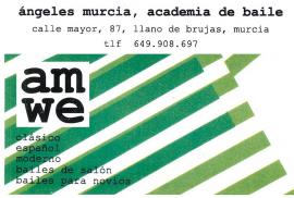 logo Academia de Baile AMWE Angeles Murcia